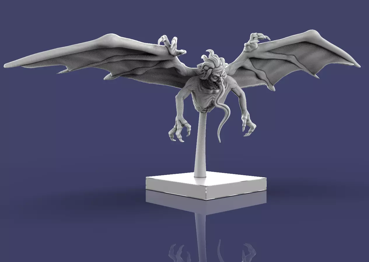 Manananggal mythical monster  3D print model_0