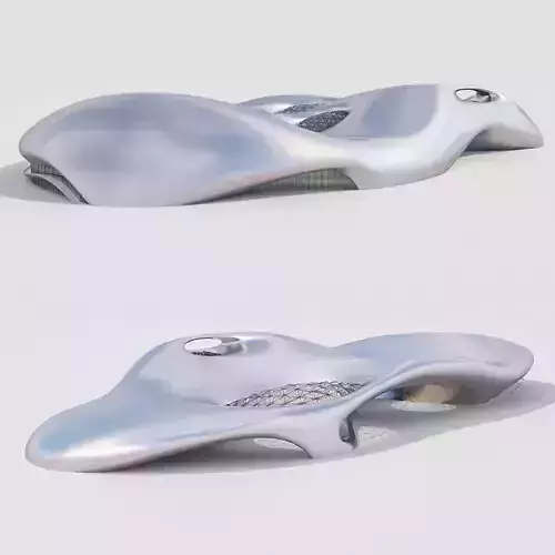 Futuristic building 25 3D model