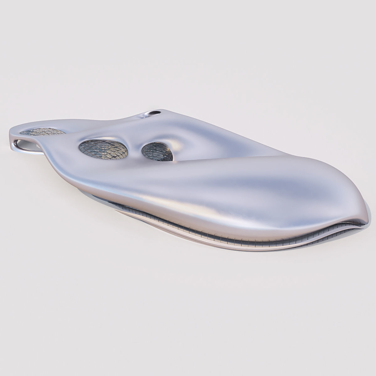 Futuristic building 25 3D model_3