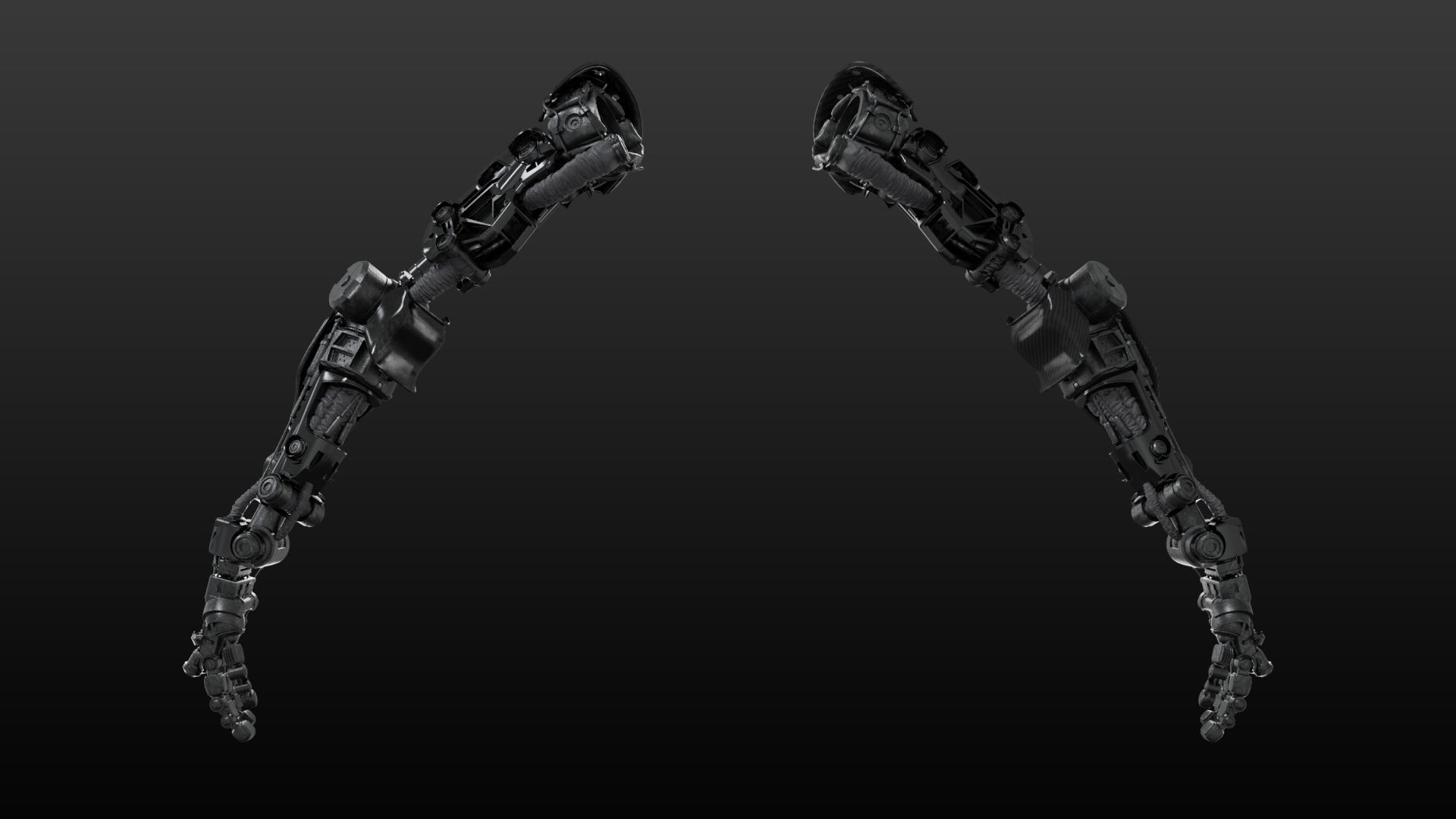FPS Hand mechanical 05 3D model_7