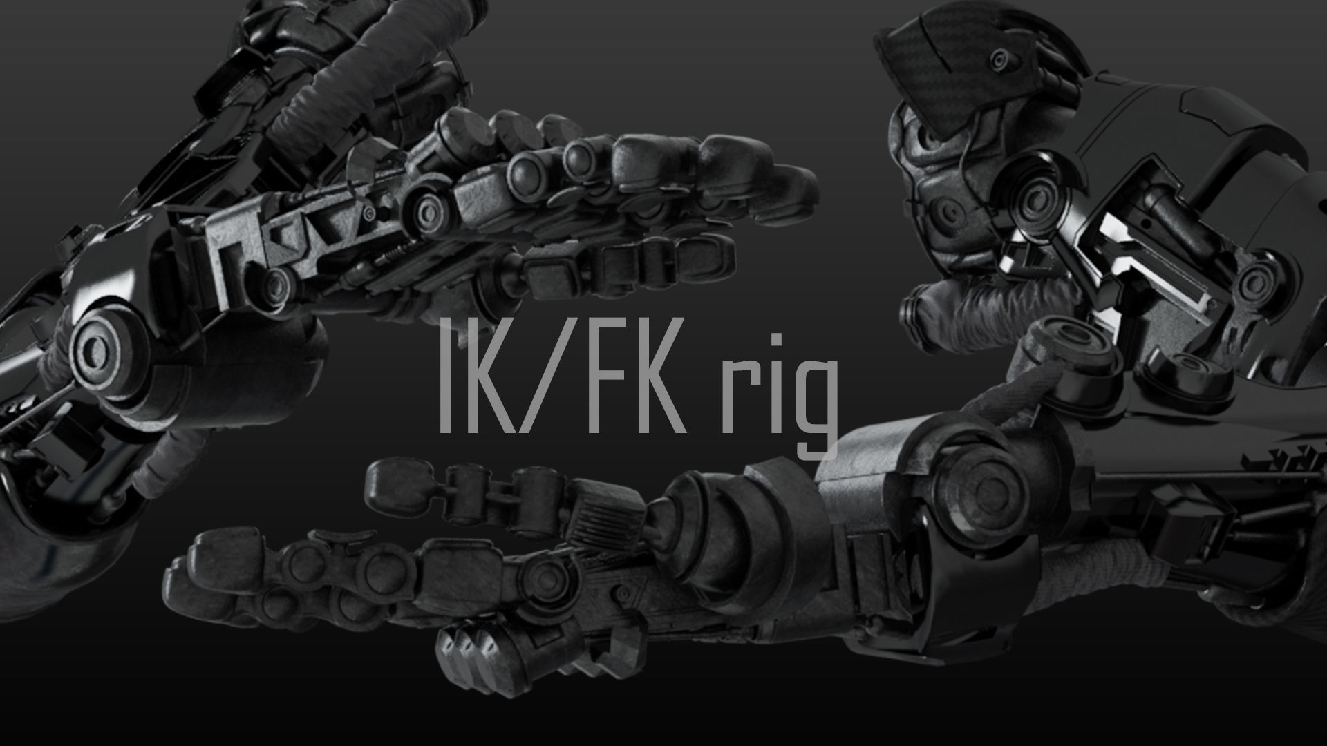 FPS Hand mechanical 05 3D model_6