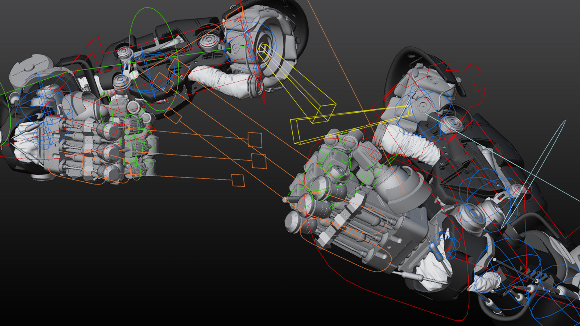 FPS Hand mechanical 05 3D model_14