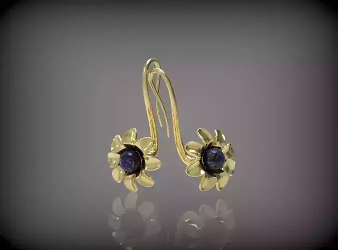 EARRINGS WITH PEARL N - 237