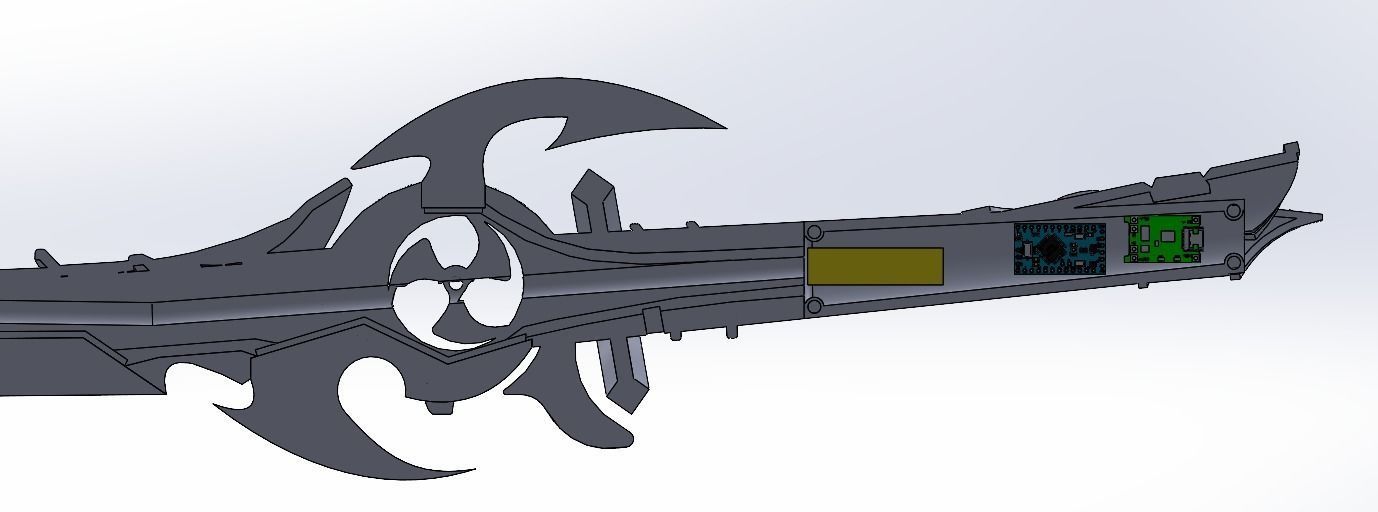 Mistsplitter Reforged LED Ready -NOT GAME EXPORT- Genshin Impact 3D print model_8