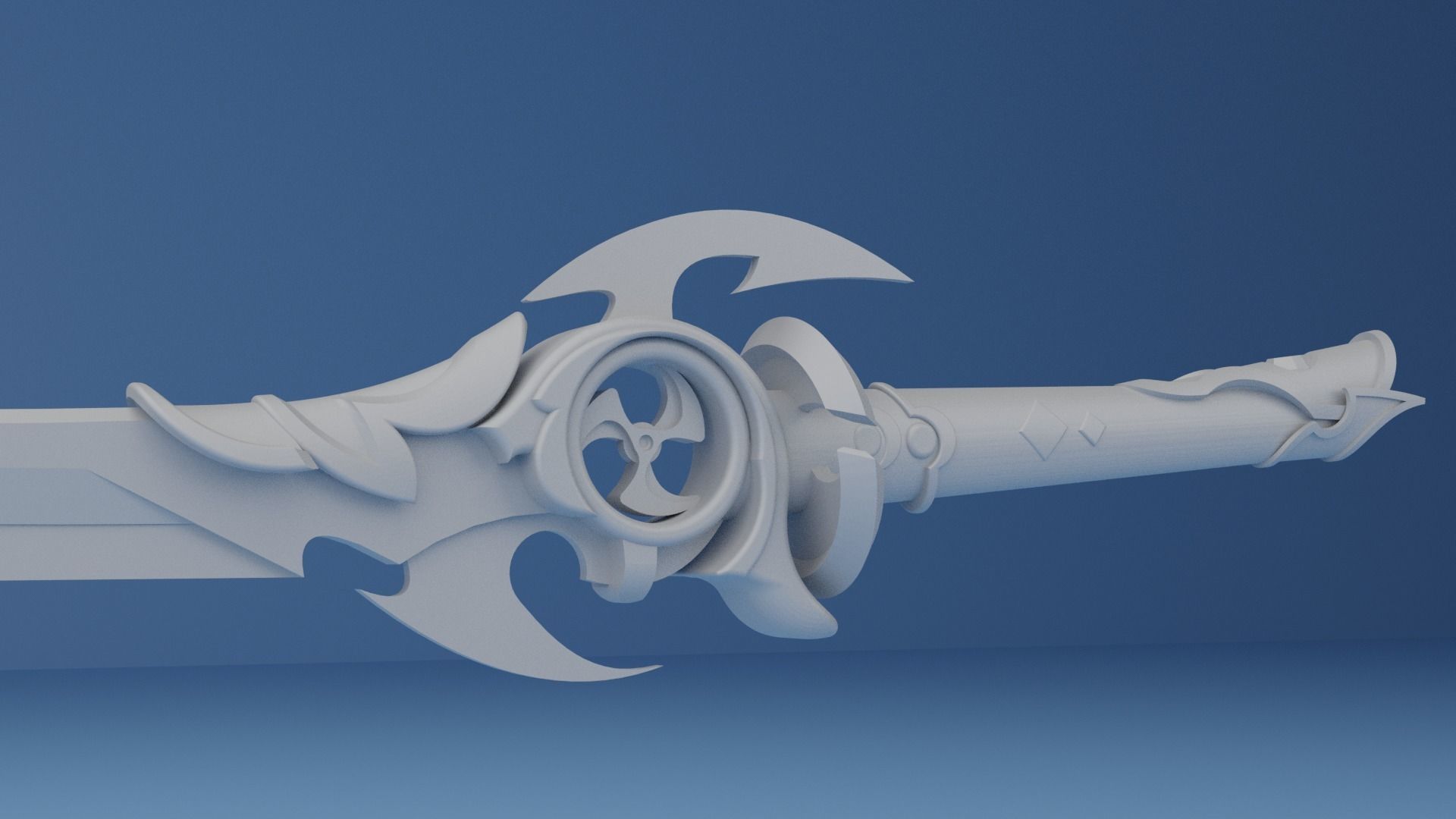 Mistsplitter Reforged LED Ready -NOT GAME EXPORT- Genshin Impact 3D print model_1
