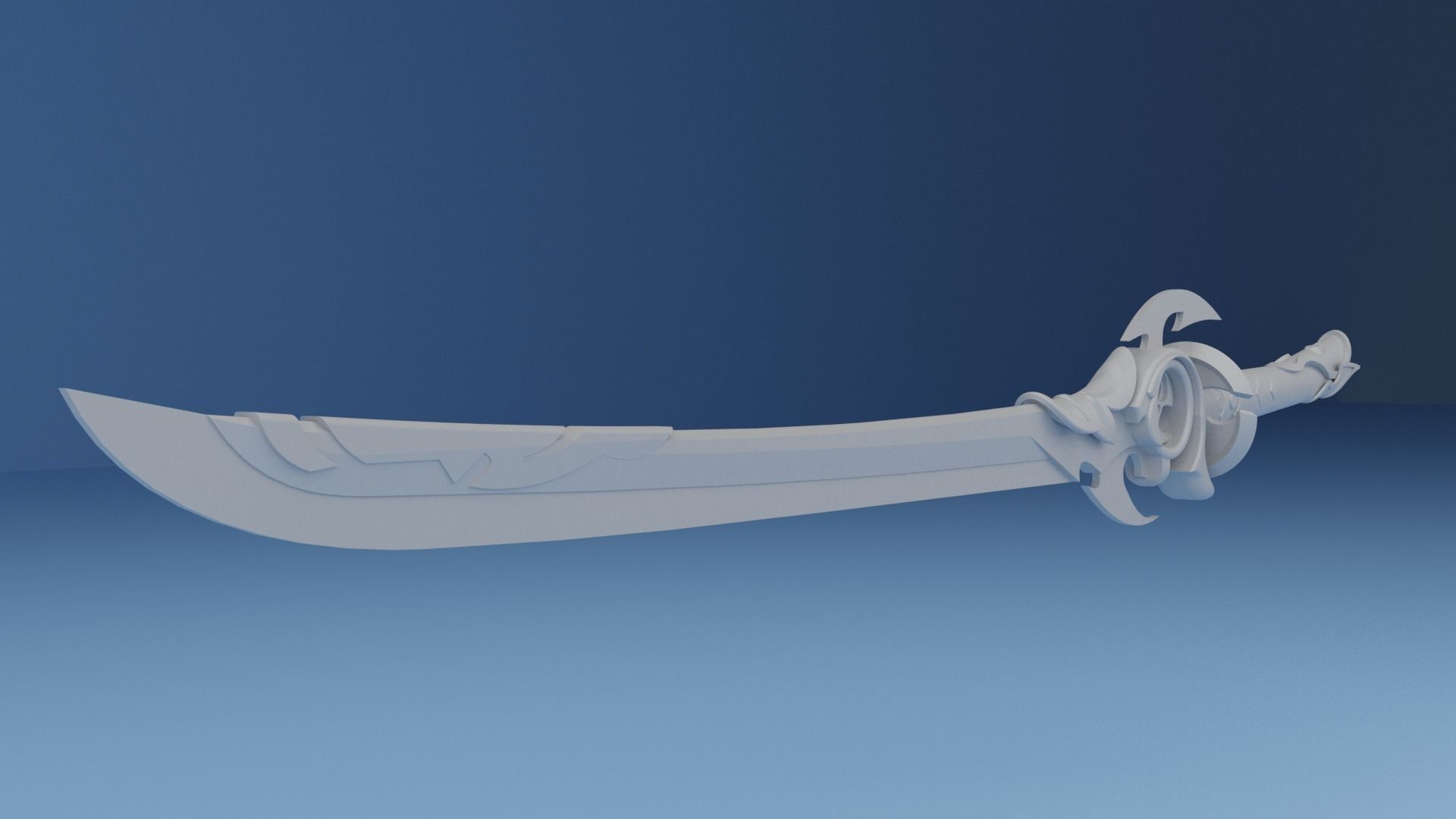 Mistsplitter Reforged LED Ready -NOT GAME EXPORT- Genshin Impact 3D print model_2