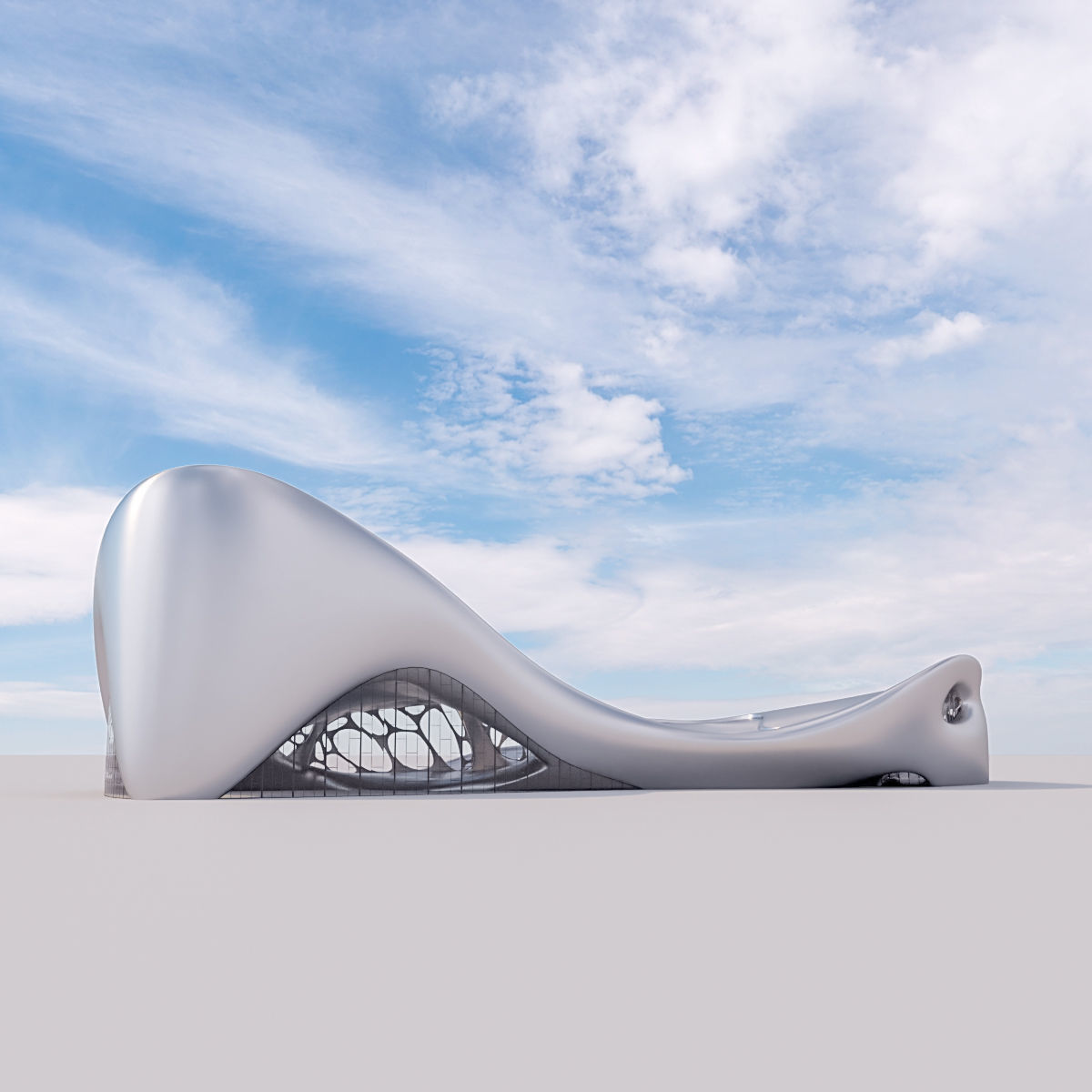 Futuristic building collection 4x 6 _13