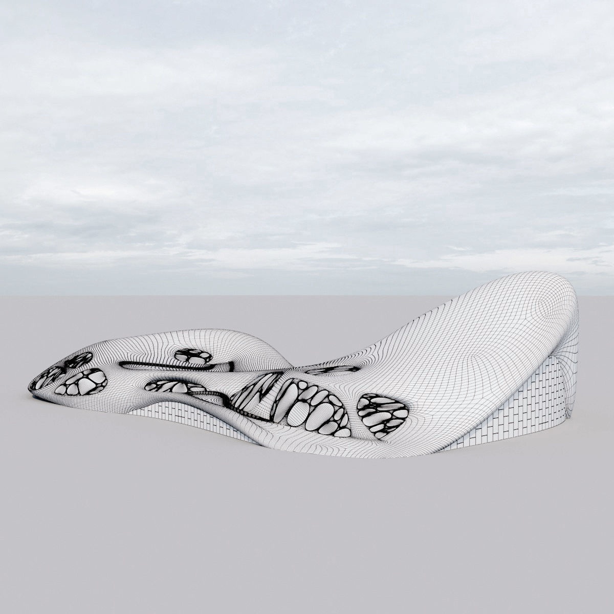 Futuristic building collection 4x 6 _16