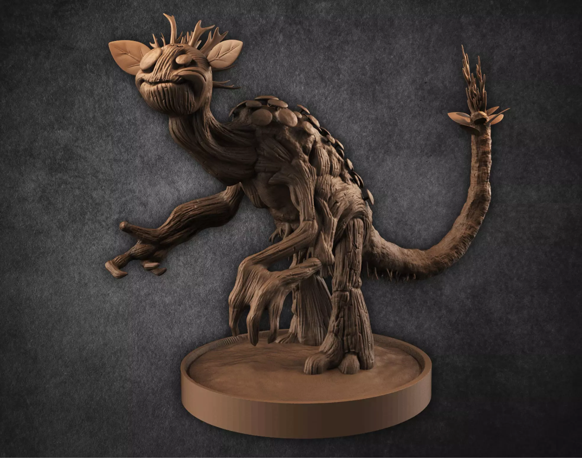 Tree Creature   3D print model_0
