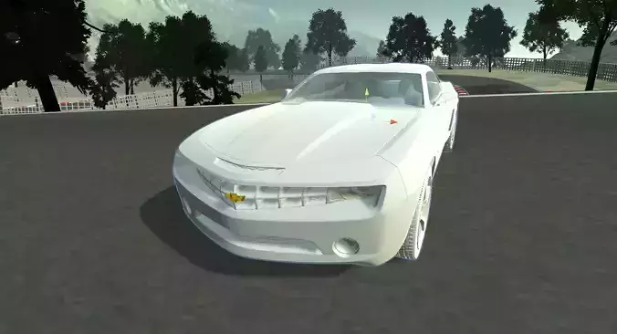 Camaro chevrolet of 2009 Free 3D model