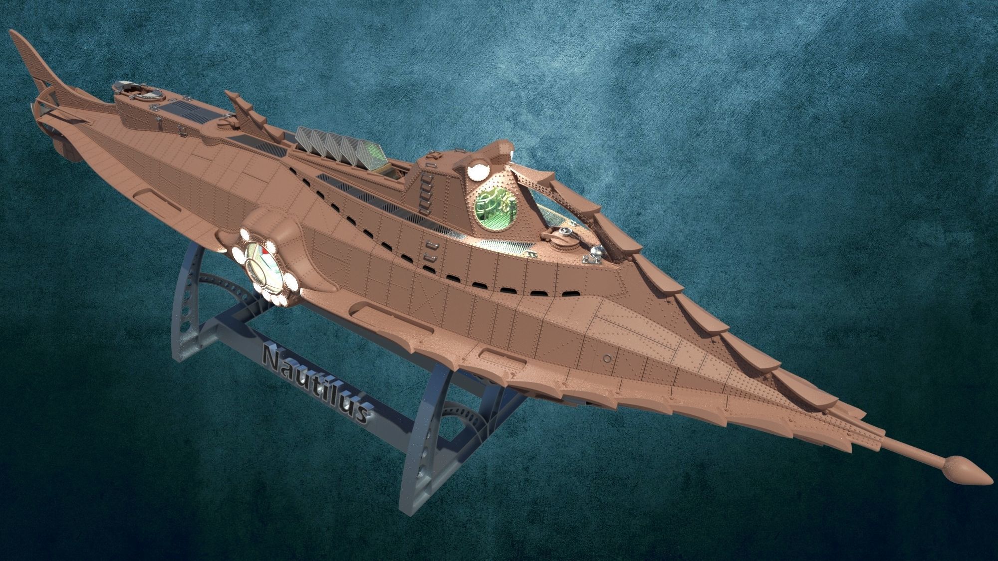 Nautilus detailed 3D print model_1