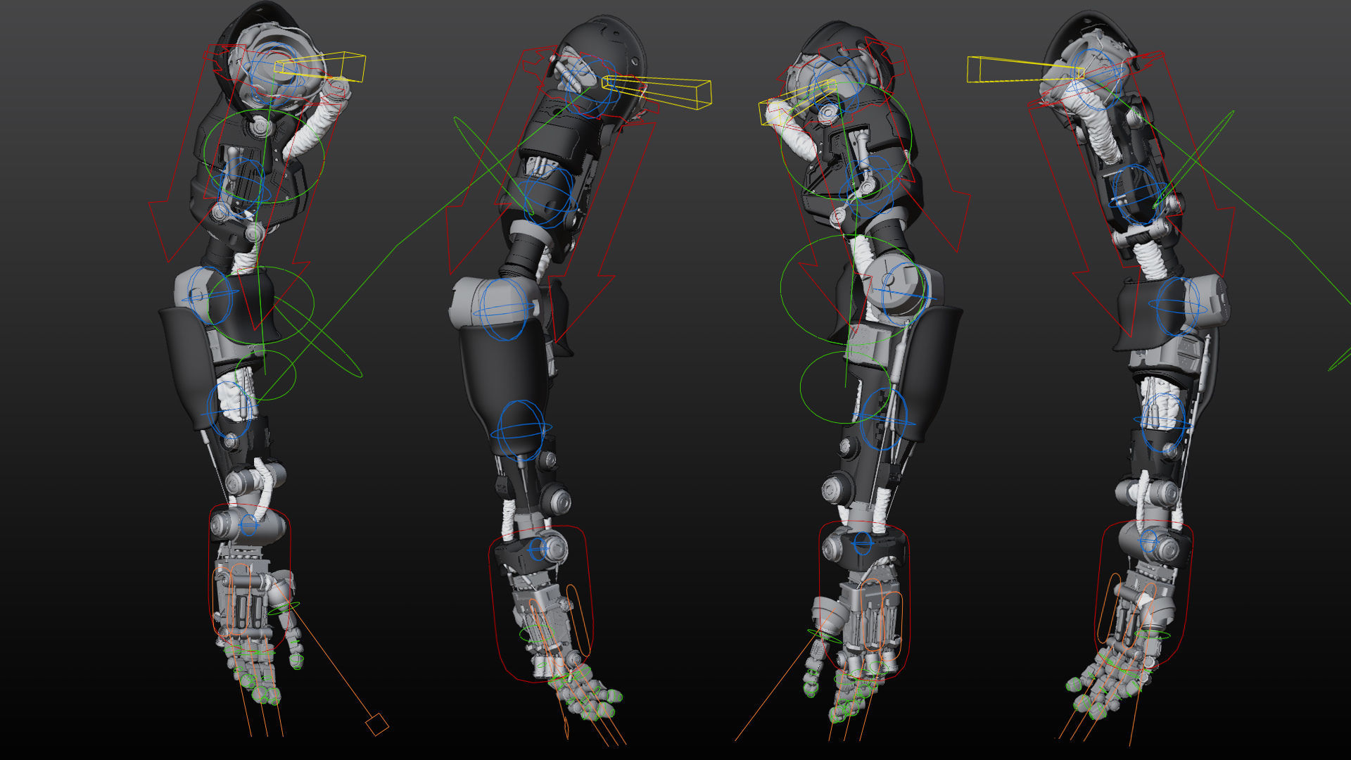 FPS Hand mechanical 06 3D model_10