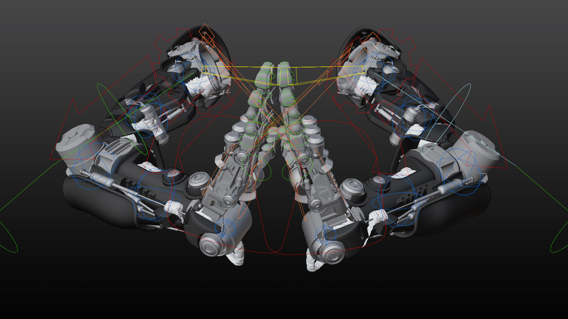 FPS Hand mechanical 06 3D model_11