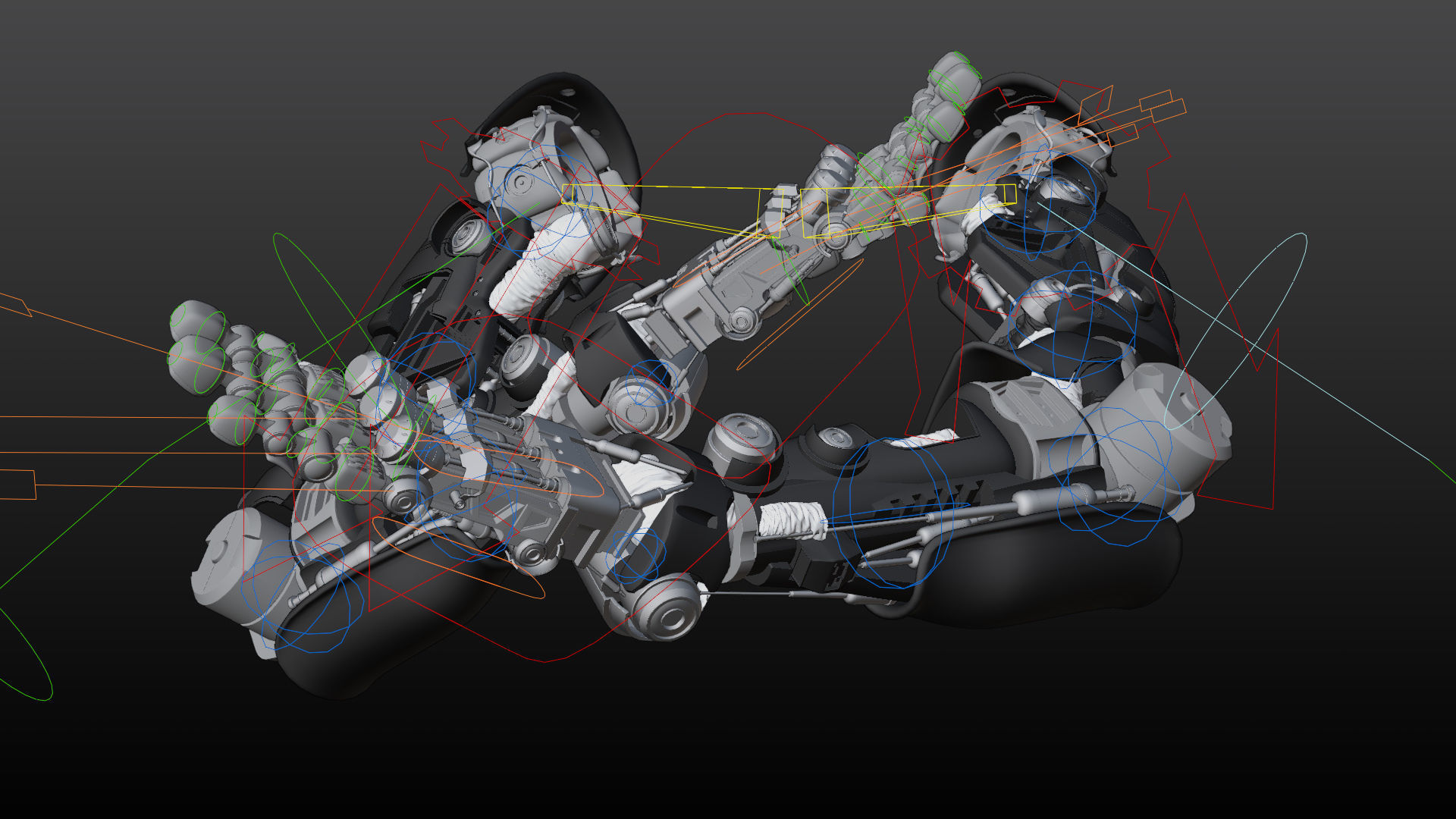 FPS Hand mechanical 06 3D model_13