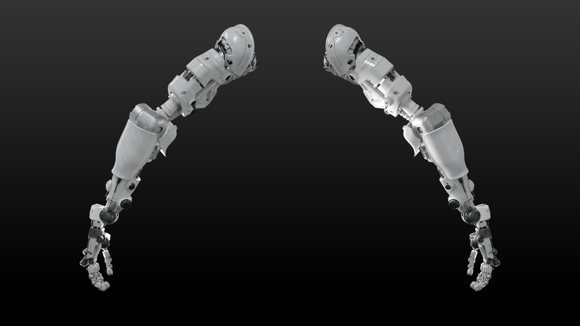 FPS Hand mechanical 06 3D model_8