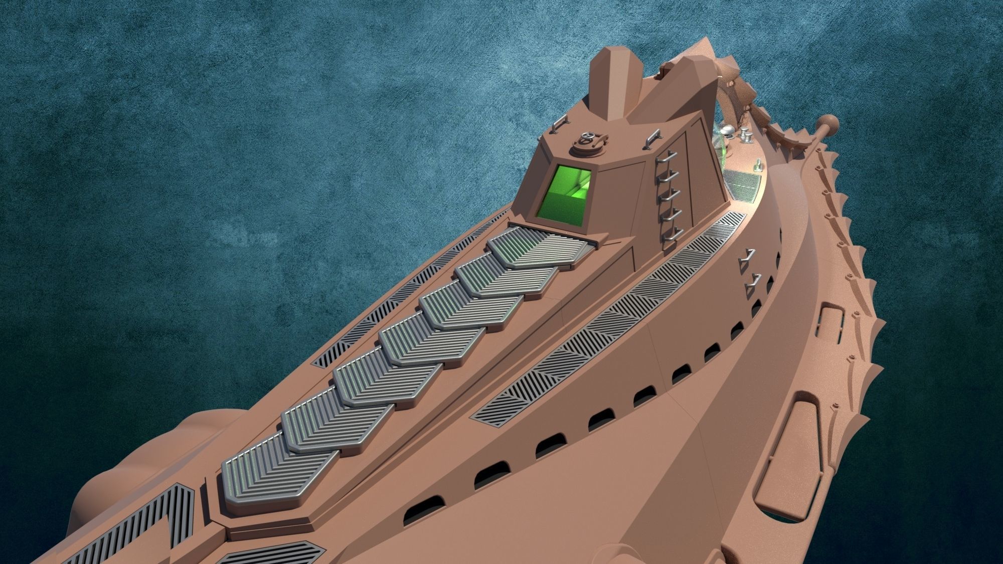 Nautilus without rivets 3D print model_3