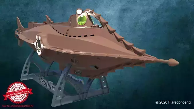 Nautilus without rivets 3D print model