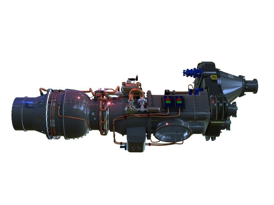 INDIAN-TURBO-PROPELLER rocket engine 3D model_6