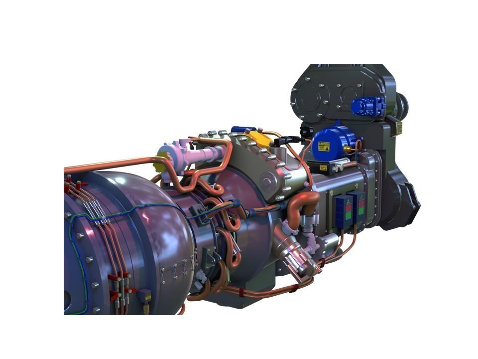 INDIAN-TURBO-PROPELLER rocket engine 3D model_5