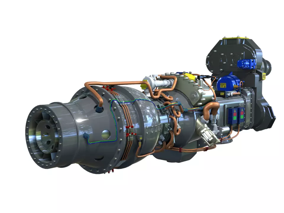 INDIAN-TURBO-PROPELLER rocket engine 3D model_0