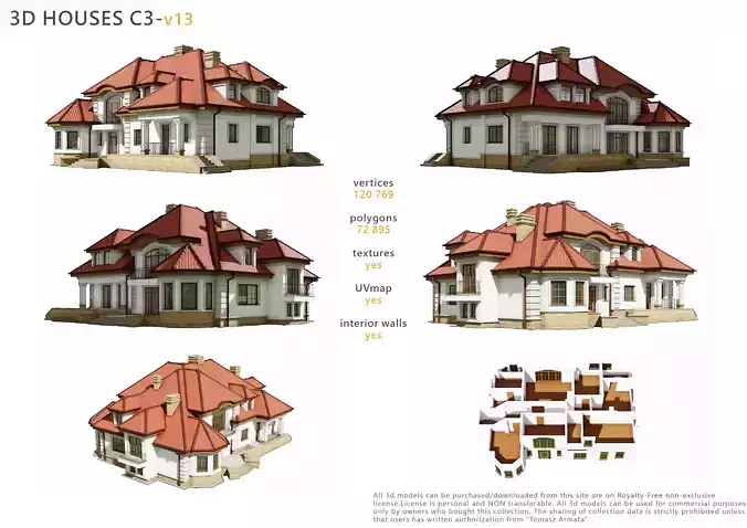 House C3V13 3D model