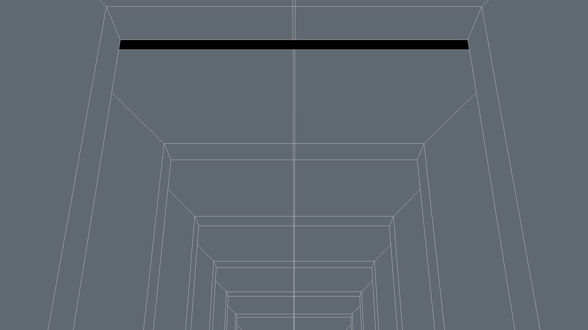 Sci Fi Tunnel Low-poly 3D model_6