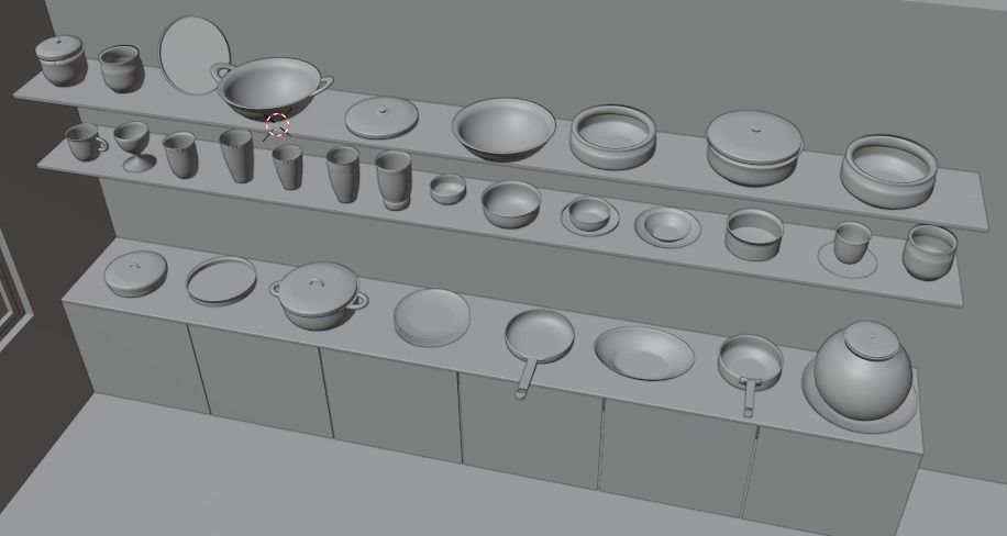 Kitchen Utensils  3D model_5