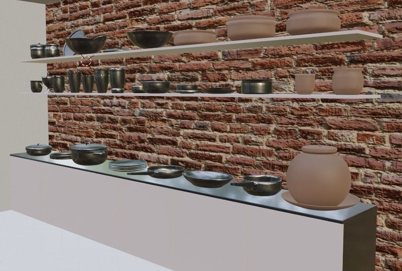 Kitchen Utensils  3D model_3