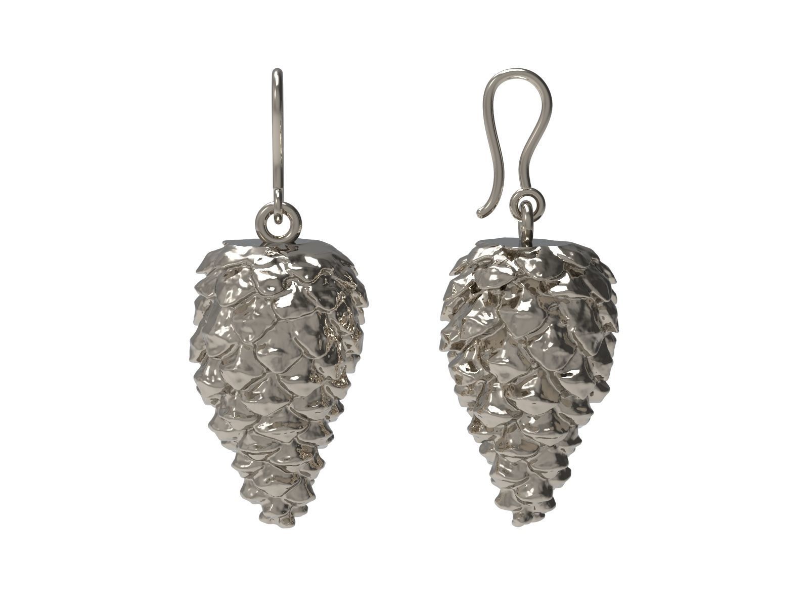 CHRISTMAS EARRINGS N -238 3D print model_5
