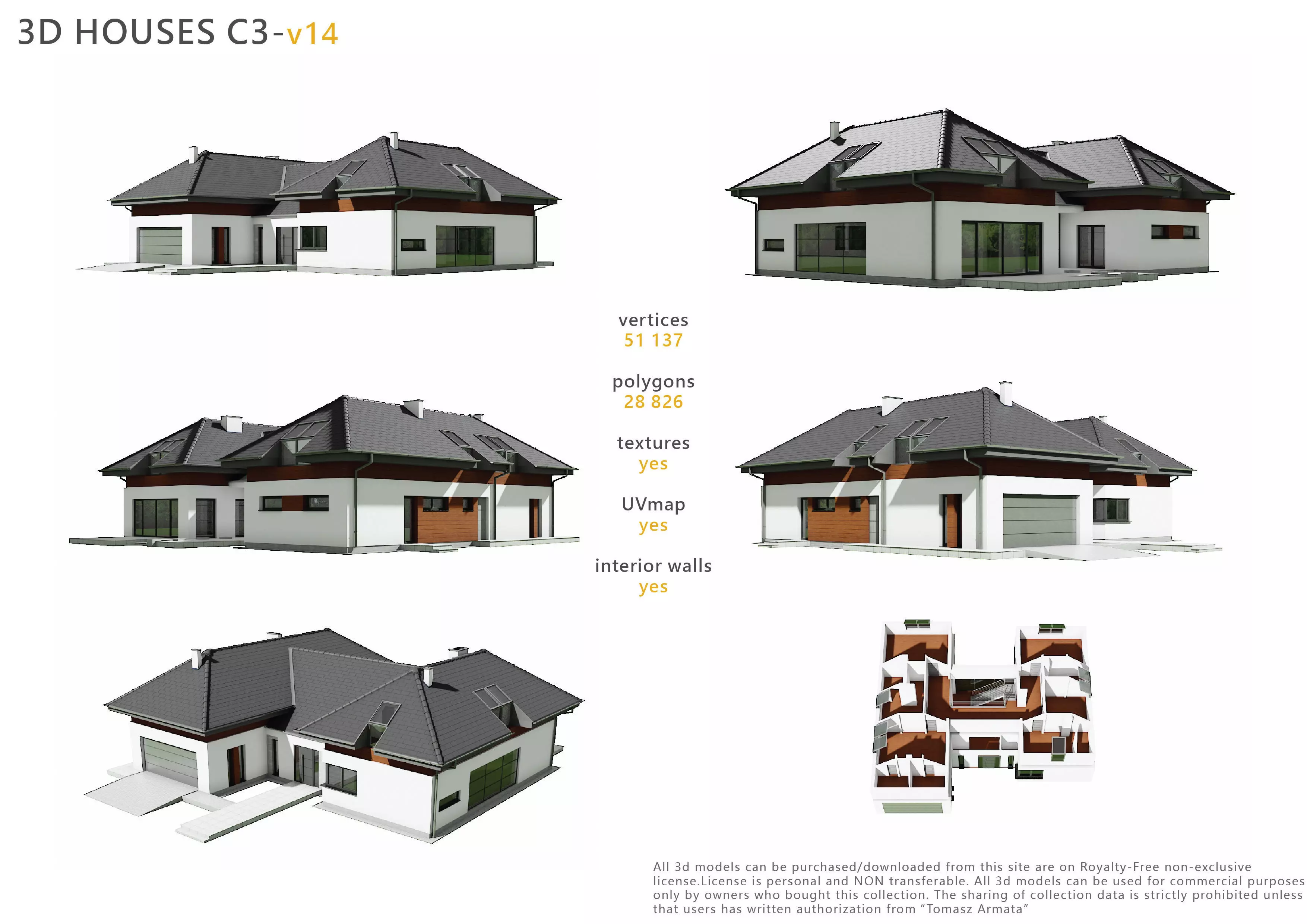 House C3V14 3D model_0