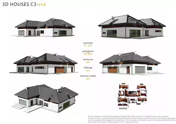 House C3V14 3D model