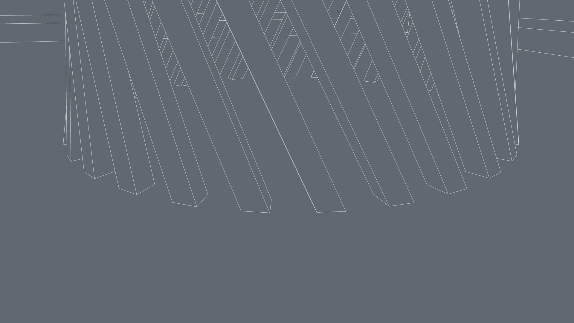 Sci Fi WareHouse Low-poly 3D model_7