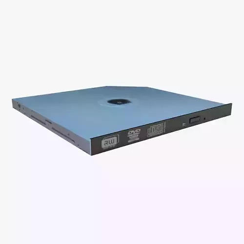 HP Slim DVDWR Low-poly 3D model