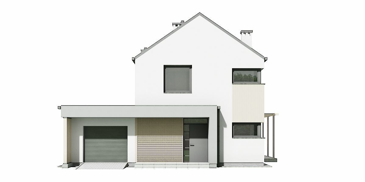 House C3V21 Low-poly 3D model_2