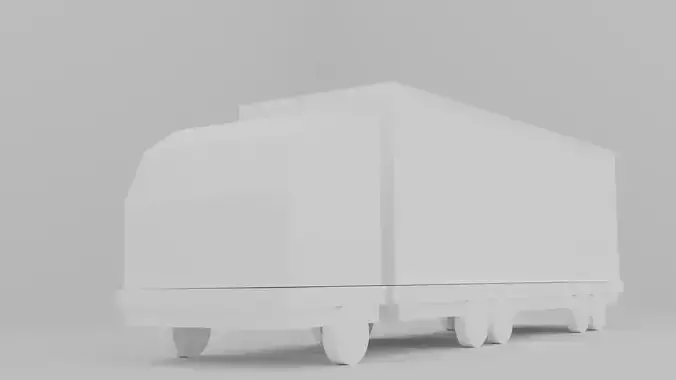 Low Poly Truck GameReady