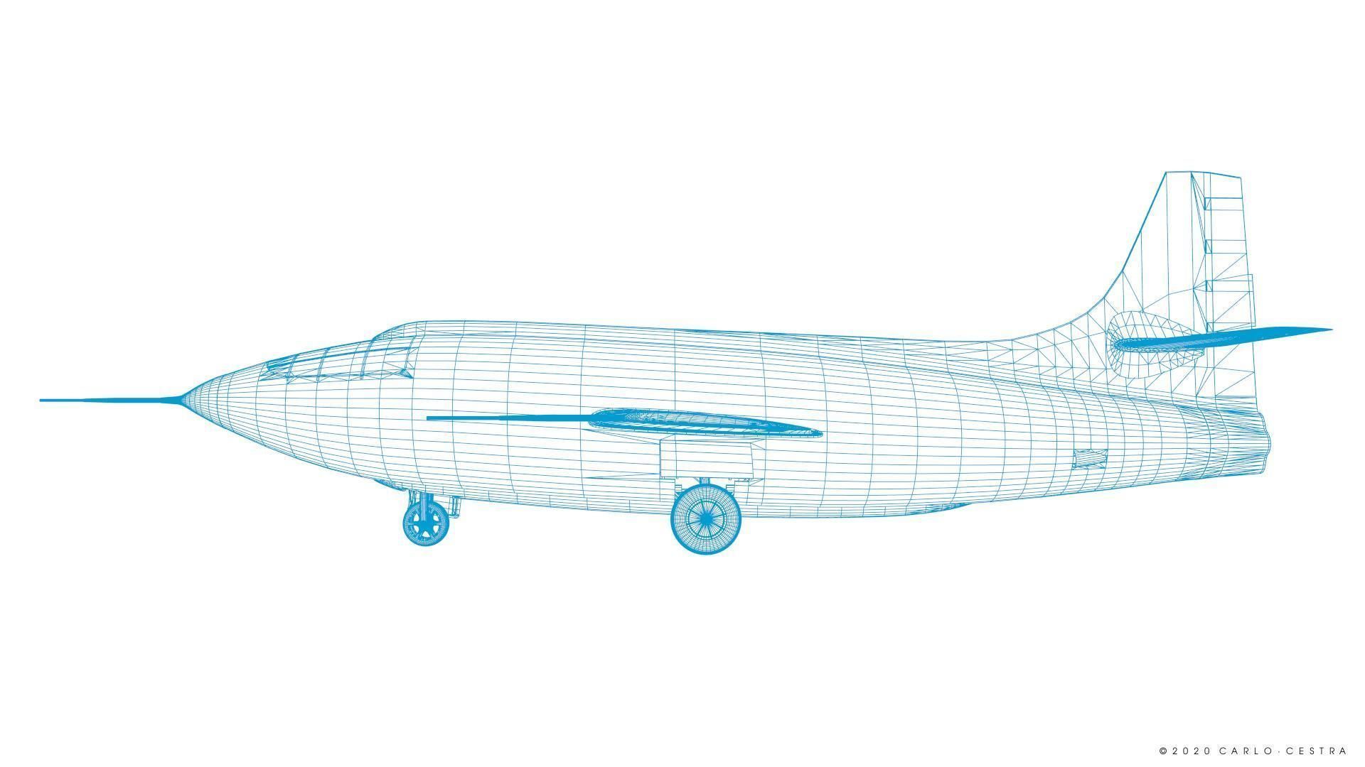 X-1 - Rigged Low-poly 3D model_61