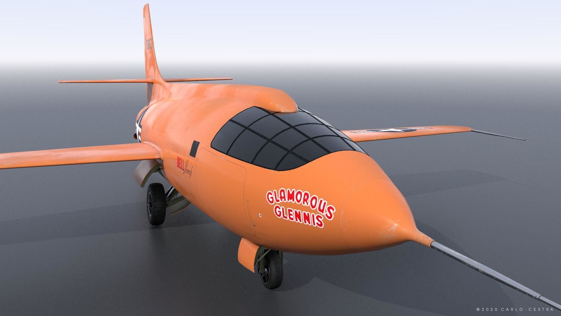 X-1 - Rigged Low-poly 3D model_6