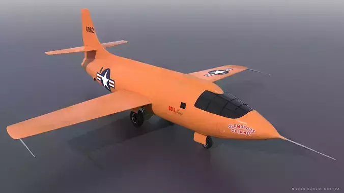 X-1 - Rigged Low-poly 3D model