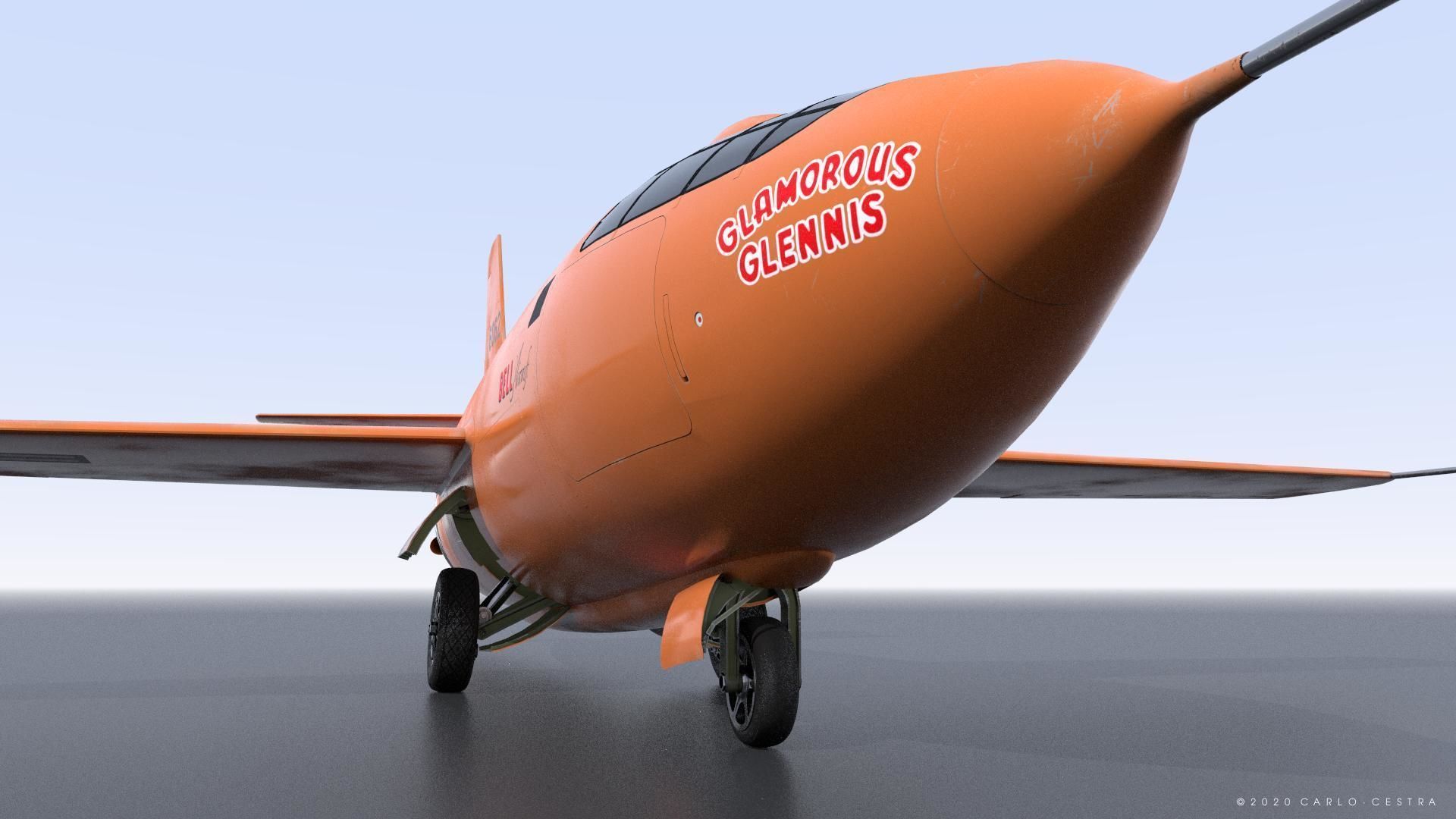 X-1 - Rigged Low-poly 3D model_8