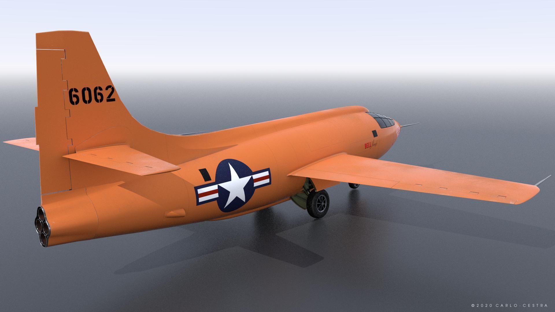 X-1 - Rigged Low-poly 3D model_3