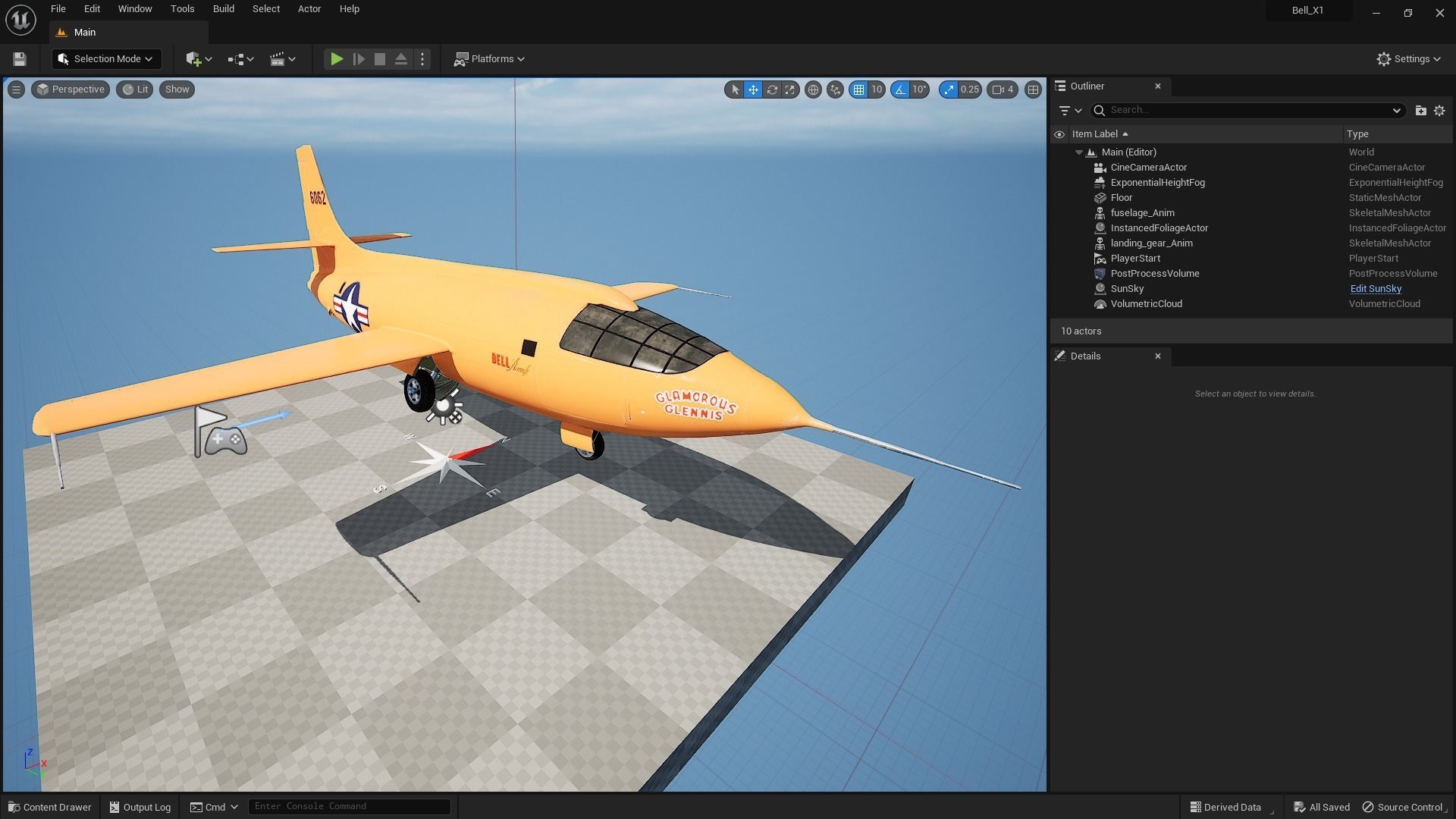 X-1 - Rigged Low-poly 3D model_24
