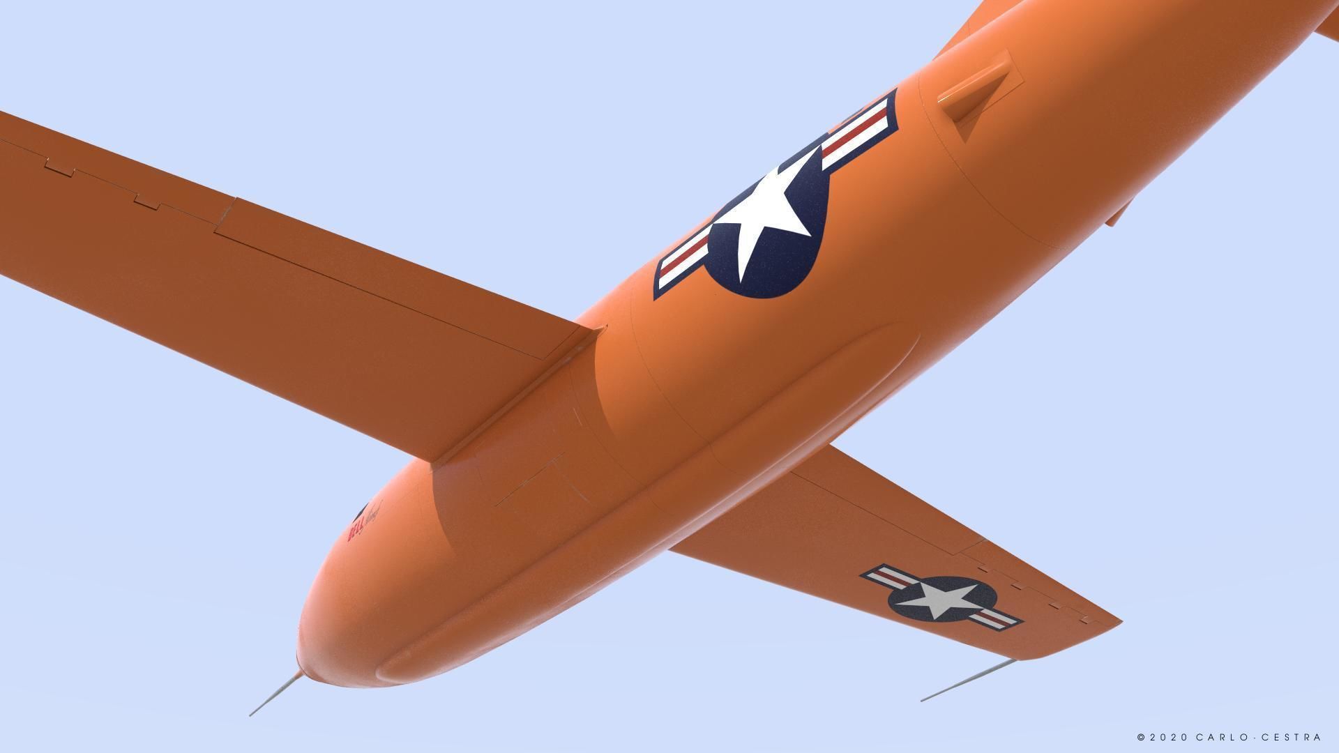 X-1 - Rigged Low-poly 3D model_23