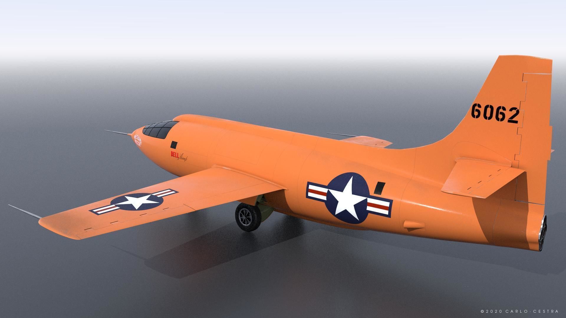 X-1 - Rigged Low-poly 3D model_4