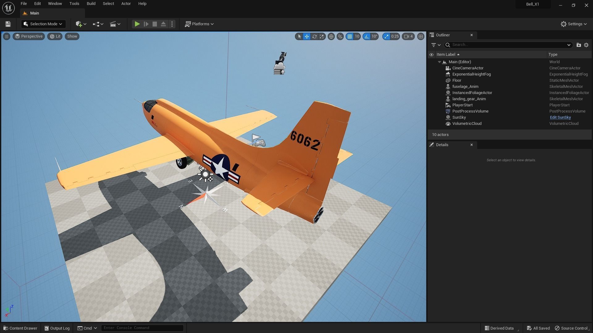 X-1 - Rigged Low-poly 3D model_25