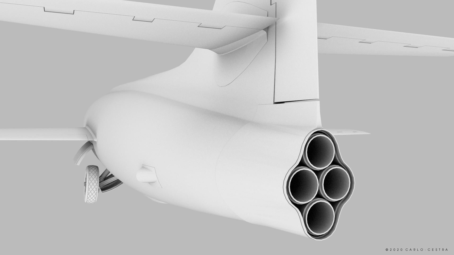 X-1 - Rigged Low-poly 3D model_39