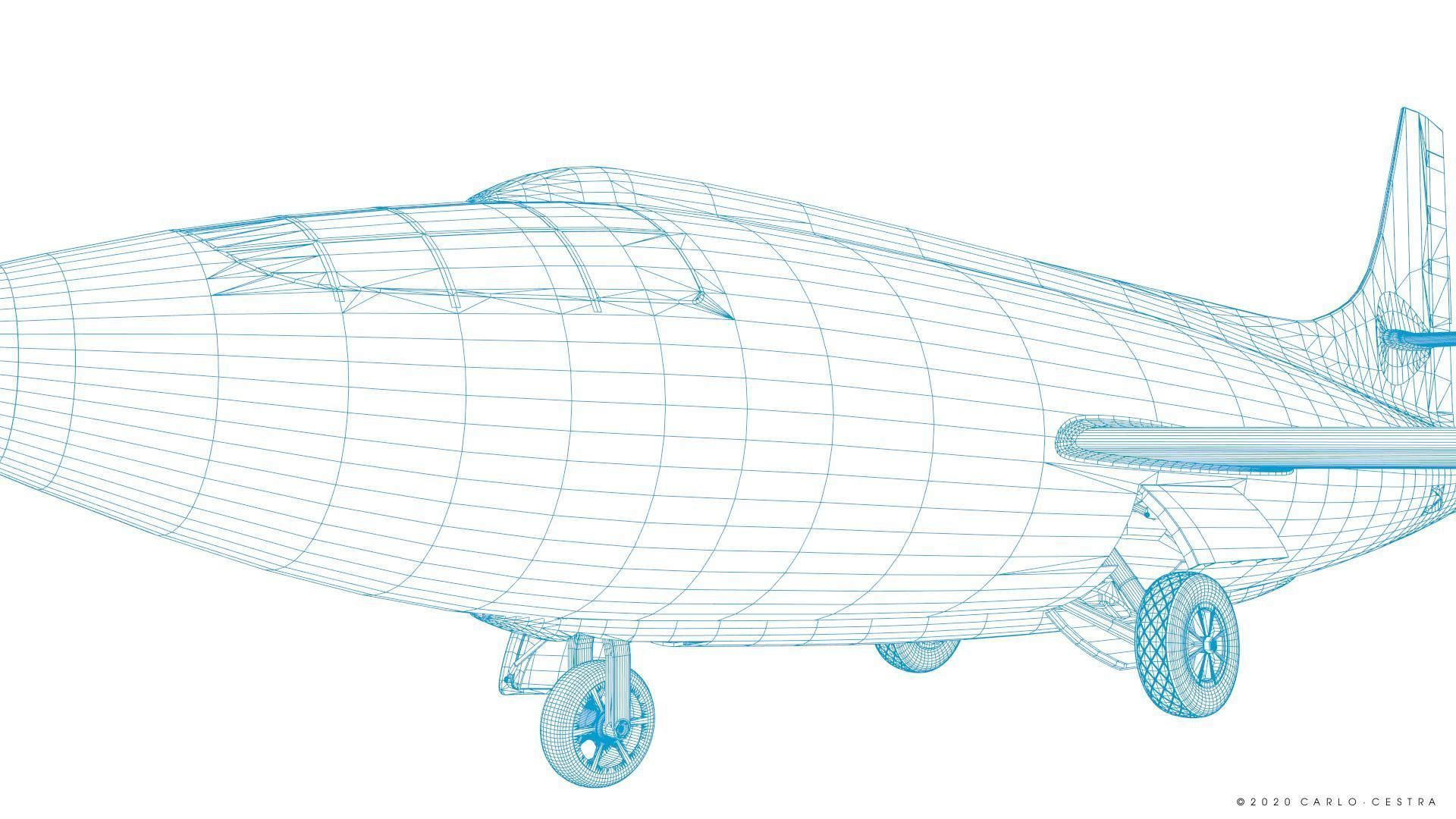 X-1 - Rigged Low-poly 3D model_52