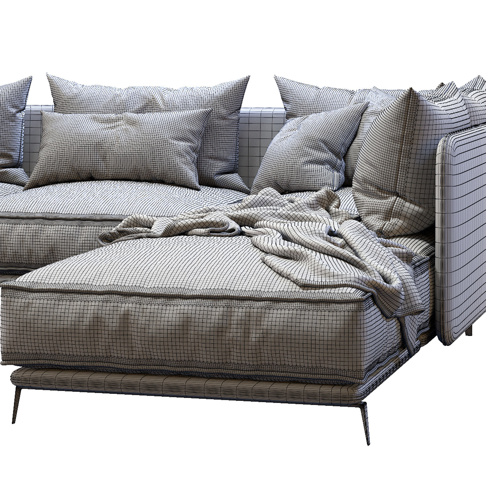 K2 By Arflex 3D model_4