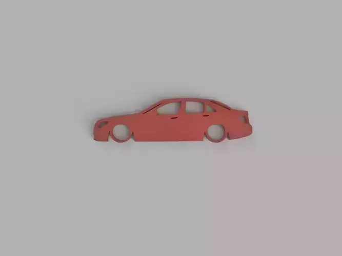 Mercedes-benz w204 3D print model