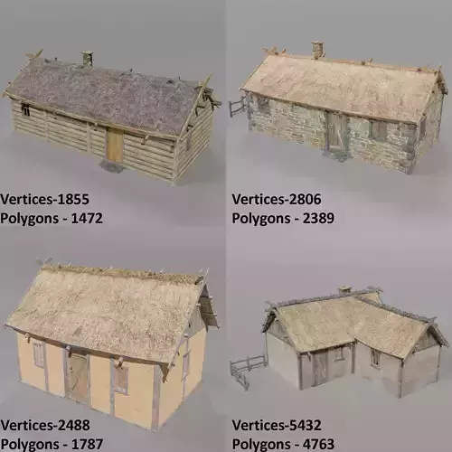 Medieval Village Set