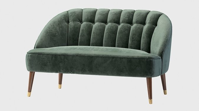 Margot Sofa Armchair 3D model 4